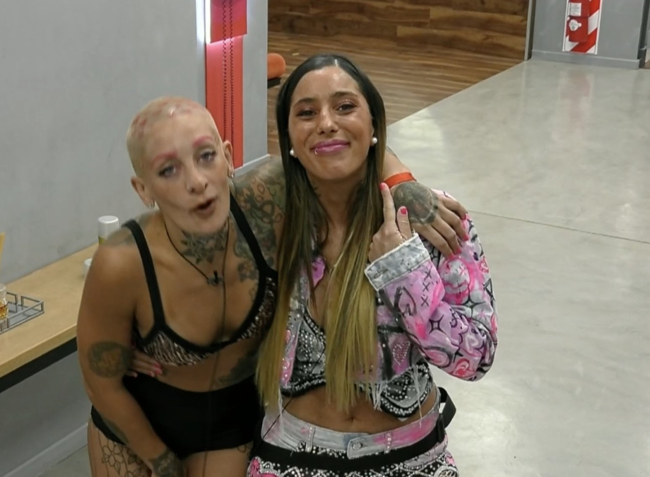 Furia y Catalina de Gran Hermano. Foto: Captura.