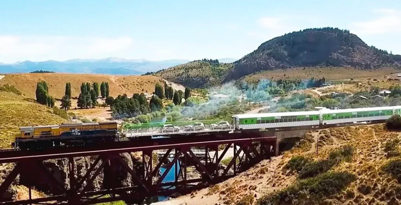 Vuelve el Tren Patagónico. Foto: NA.