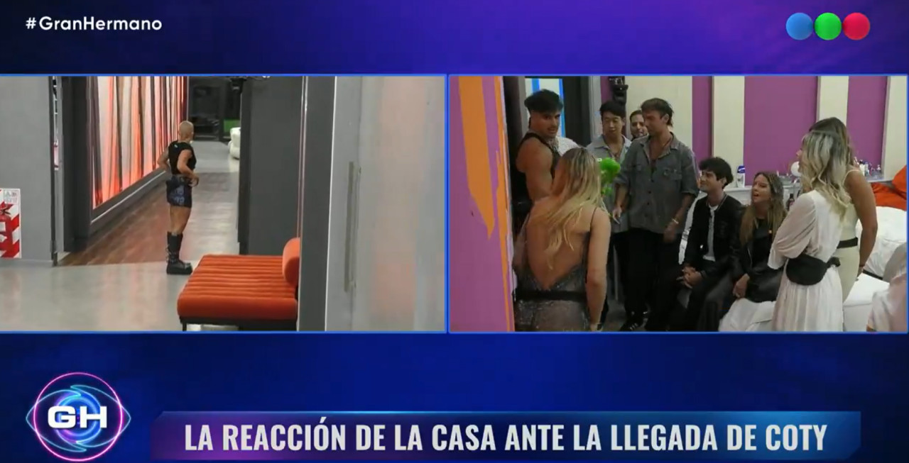 Coty Romero ingresó a Gran Hermano y sorprendió a todos. Foto: captura Telefe.