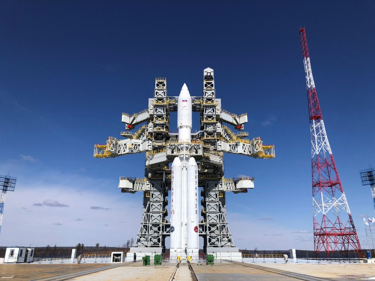 Cohete pesado Angará-A5 de Rusia. Foto: Reuters.