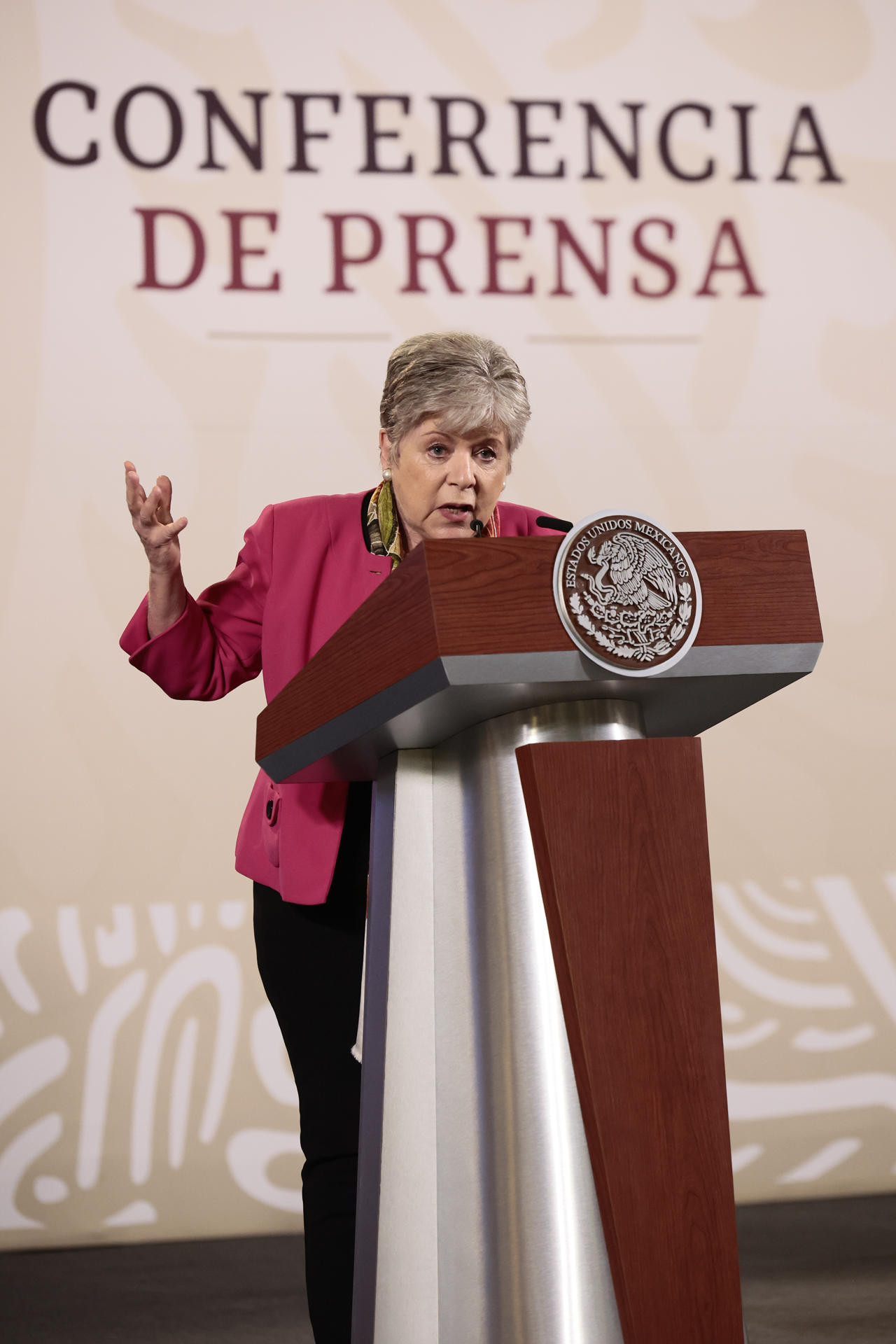 Alicia Bárcena, secretaria de Exteriores de México. Foto: EFE