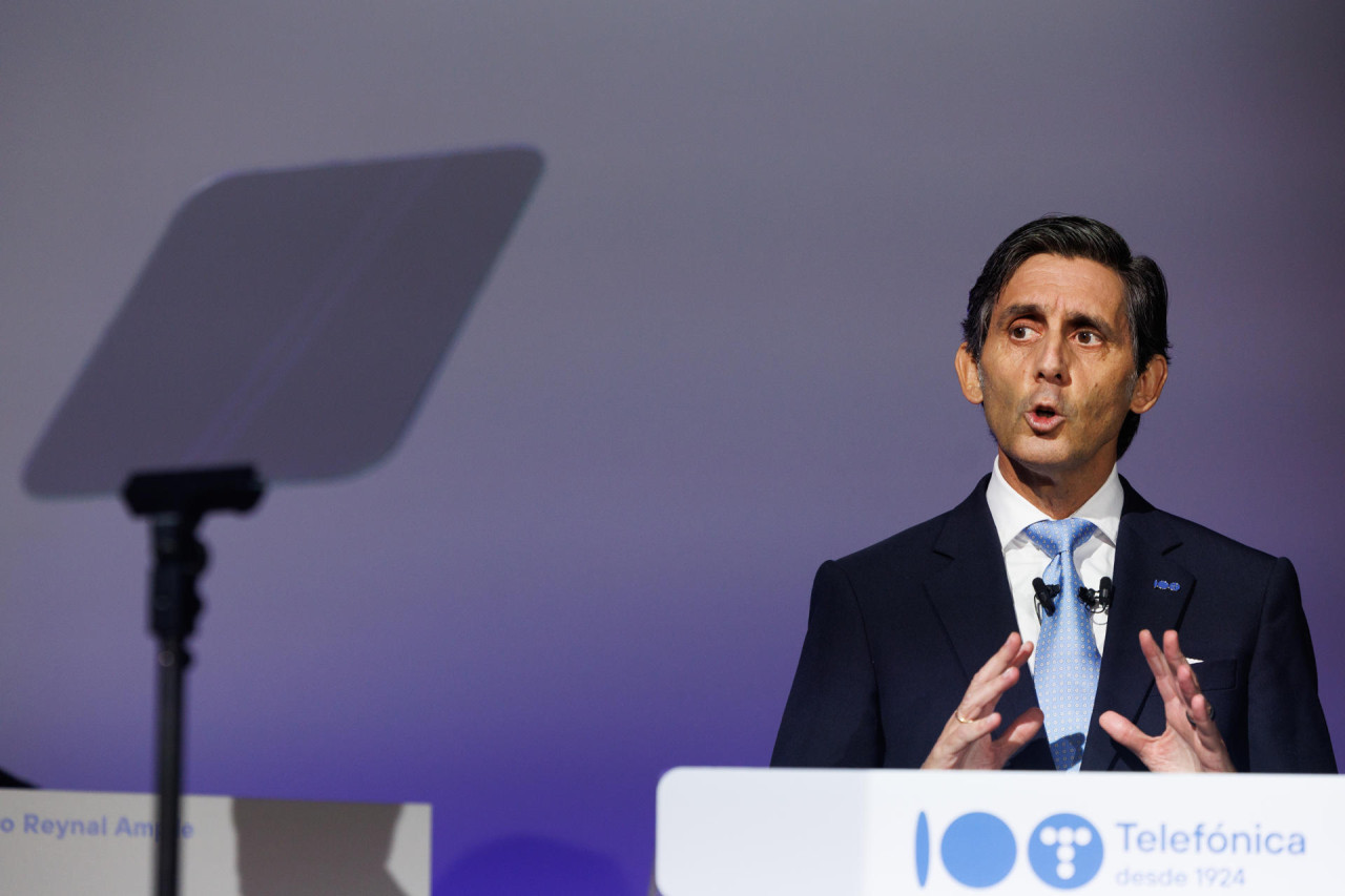 José María Álvarez-Pallete, presidente ejecutivo de Telefónica. Foto: EFE.