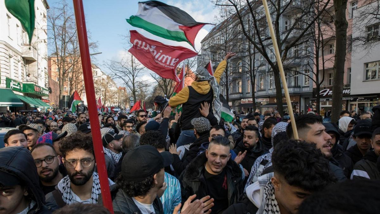 Marcha propalestina. Foto: archivo EFE