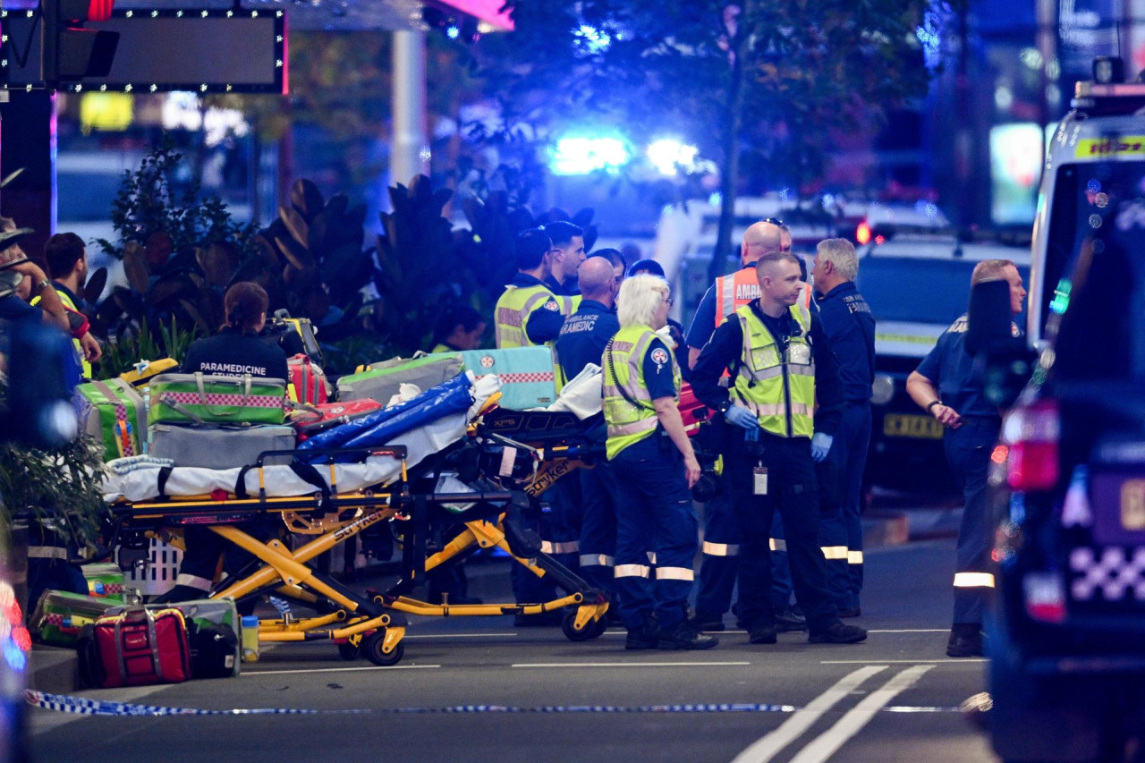 Ataque en un centro comercial de Australia. Foto: EFE.