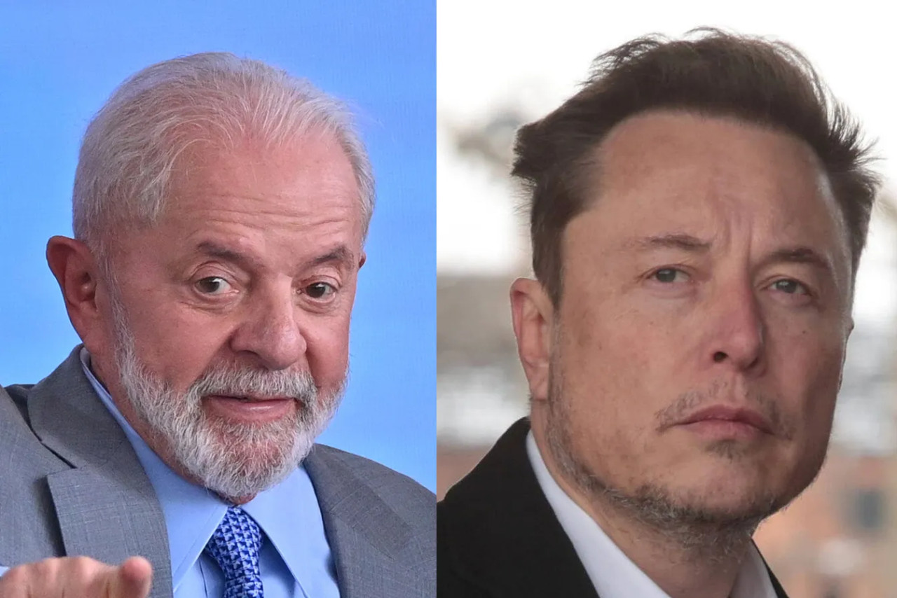 Lula y Elon Musk. Foto: EFE
