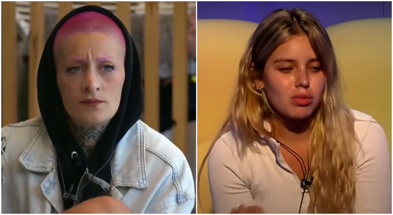 Furia y Coti de Gran Hermano. Fotos: captura Telefe.