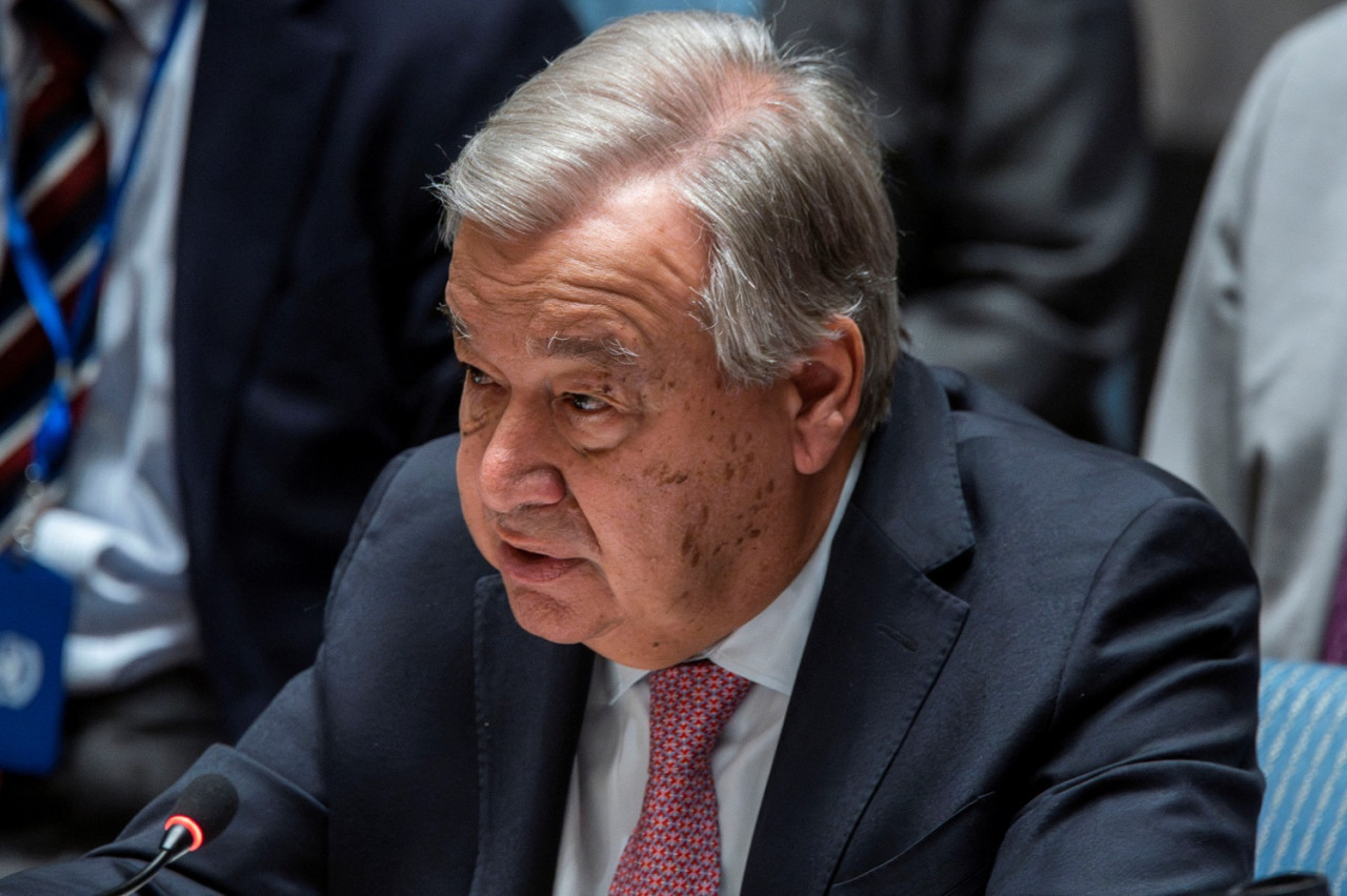 António Guterres, secretario general de la ONU. Foto: Reuters