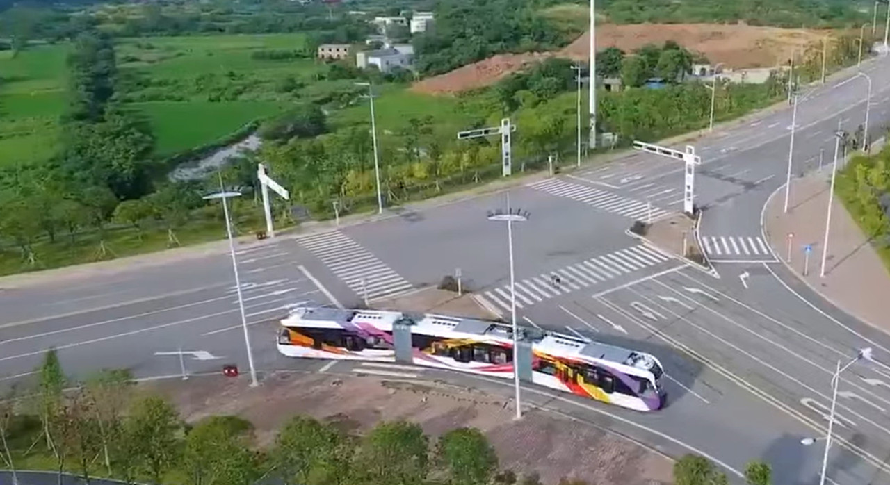 Tren de Tránsito Autónomo ART. Foto: captura