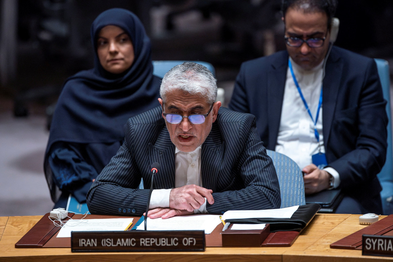 Saeed Iravani en la ONU. Foto: Reuters