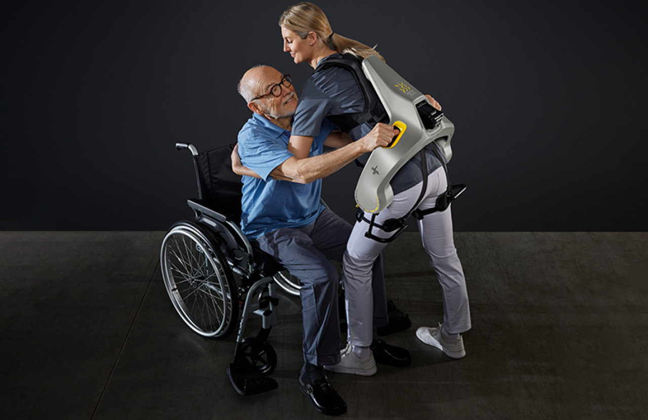 Exoesqueletos que redistribuyen mejor el peso. Foto: German Bionic