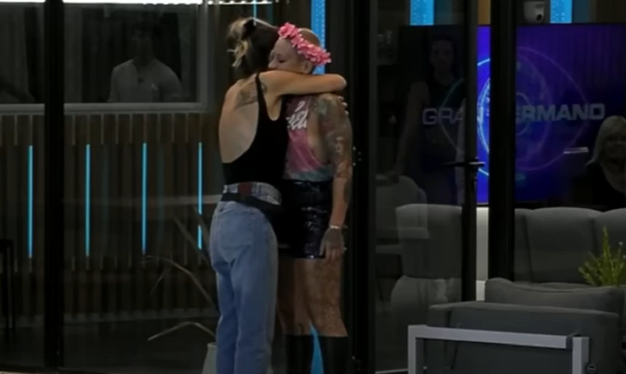 Furia y su hermana en el Congelados de Gran Hermano. Foto: captura Telefe.