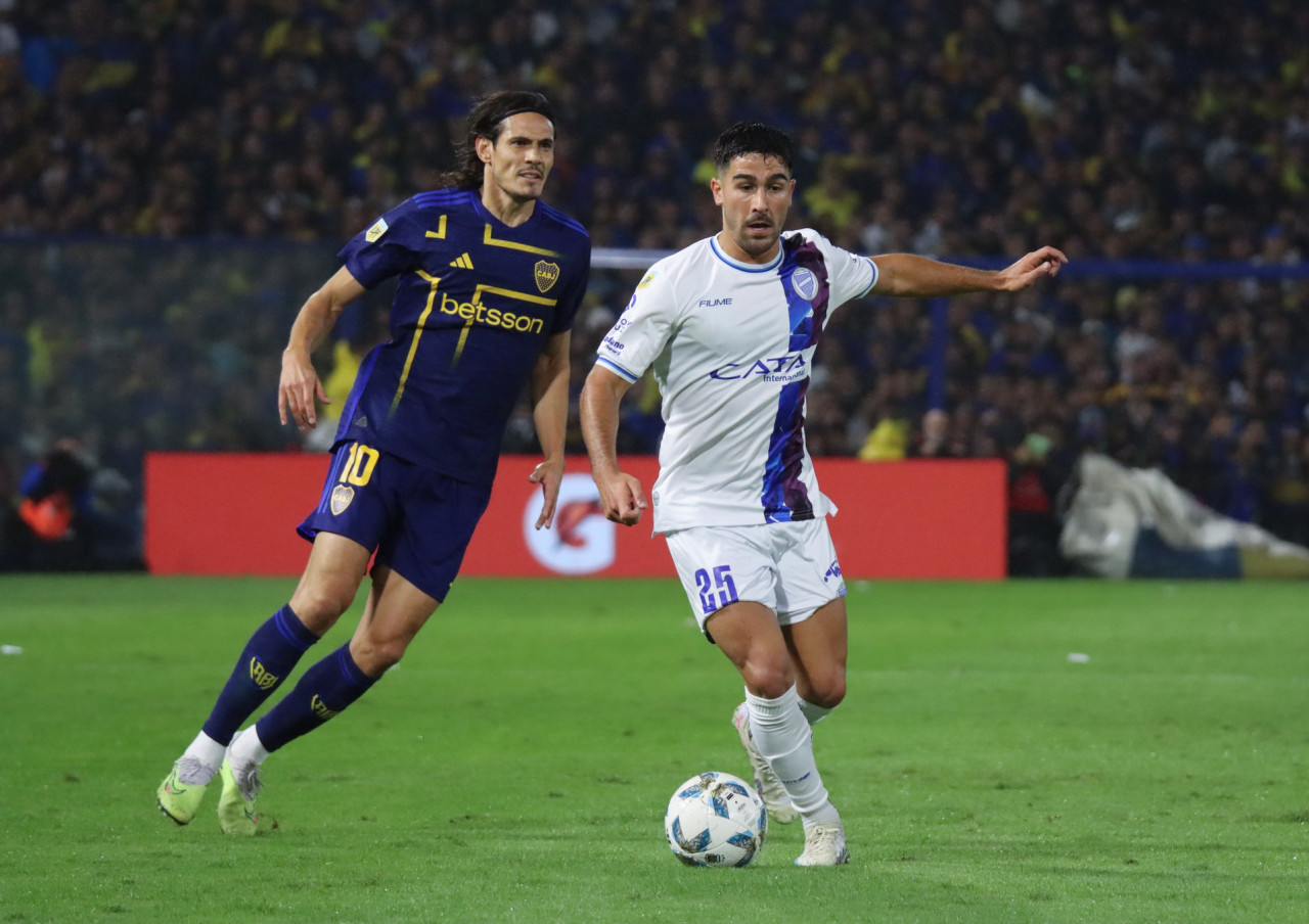 Cavani, Boca vs Godoy Cruz. Foto: NA