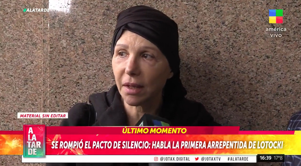 Habló una médica arrepentida que trabajó con Lotocki. foto: captura América TV.