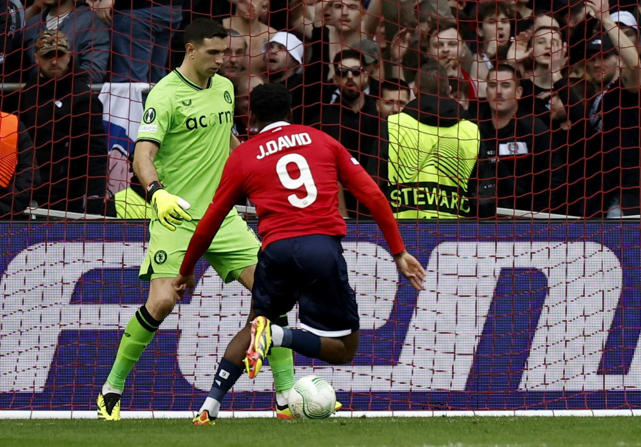 Conference League, Lille vs. Aston Villa. Foto: EFE.