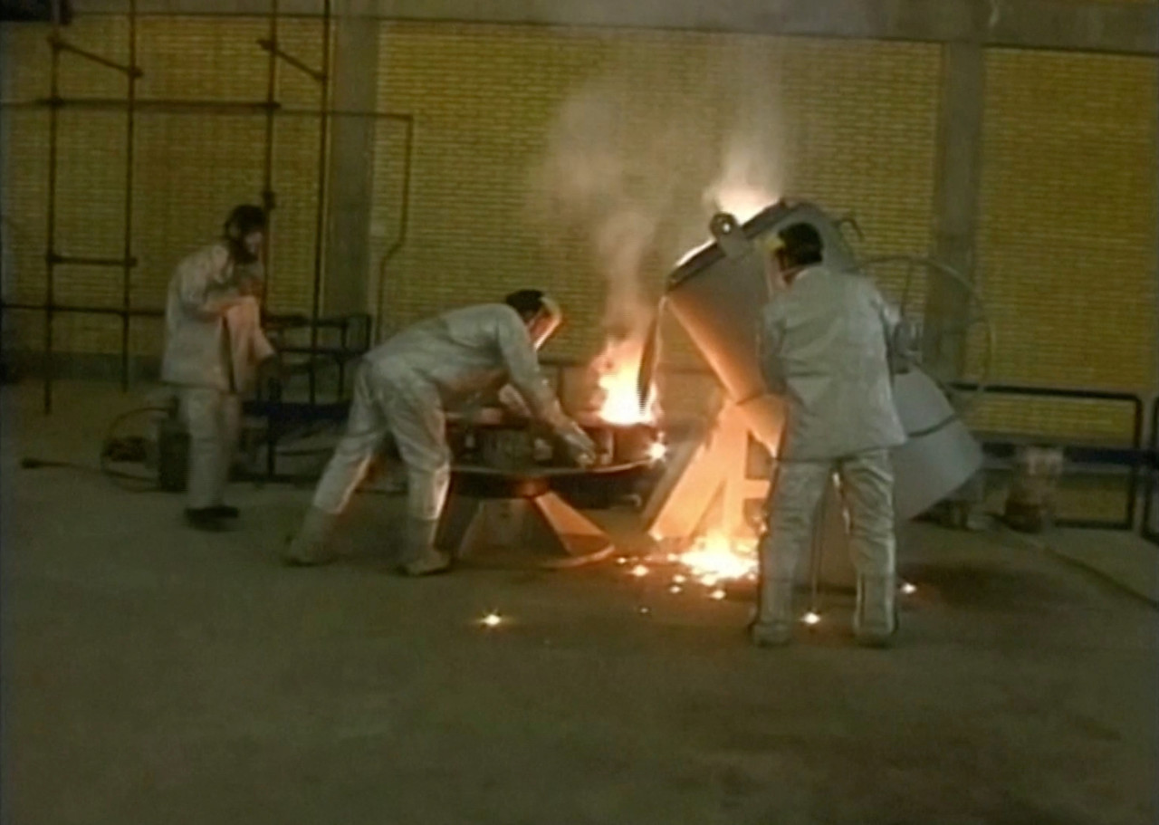 Instalaciones nucleares en Isfahán, Irán. Foto: Reuters.