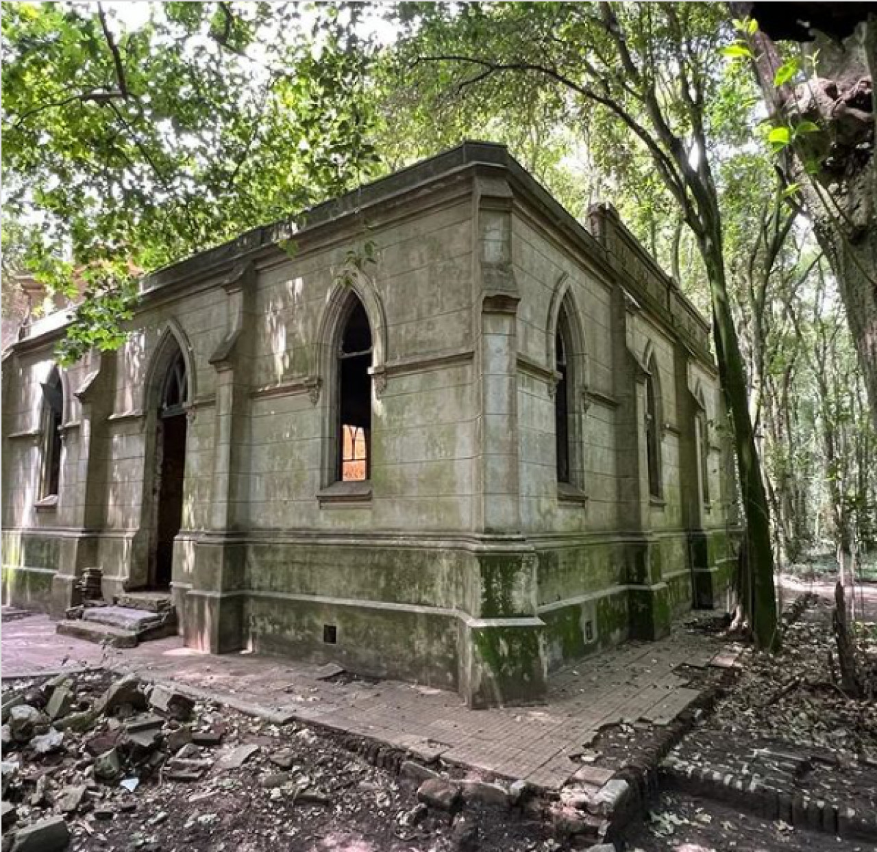 La mansión abandonada de Montelén. Foto: Instagram /montelenarg.