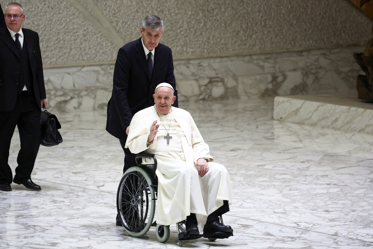 Papa Francisco en el Vaticano. Foto: REUTERS.