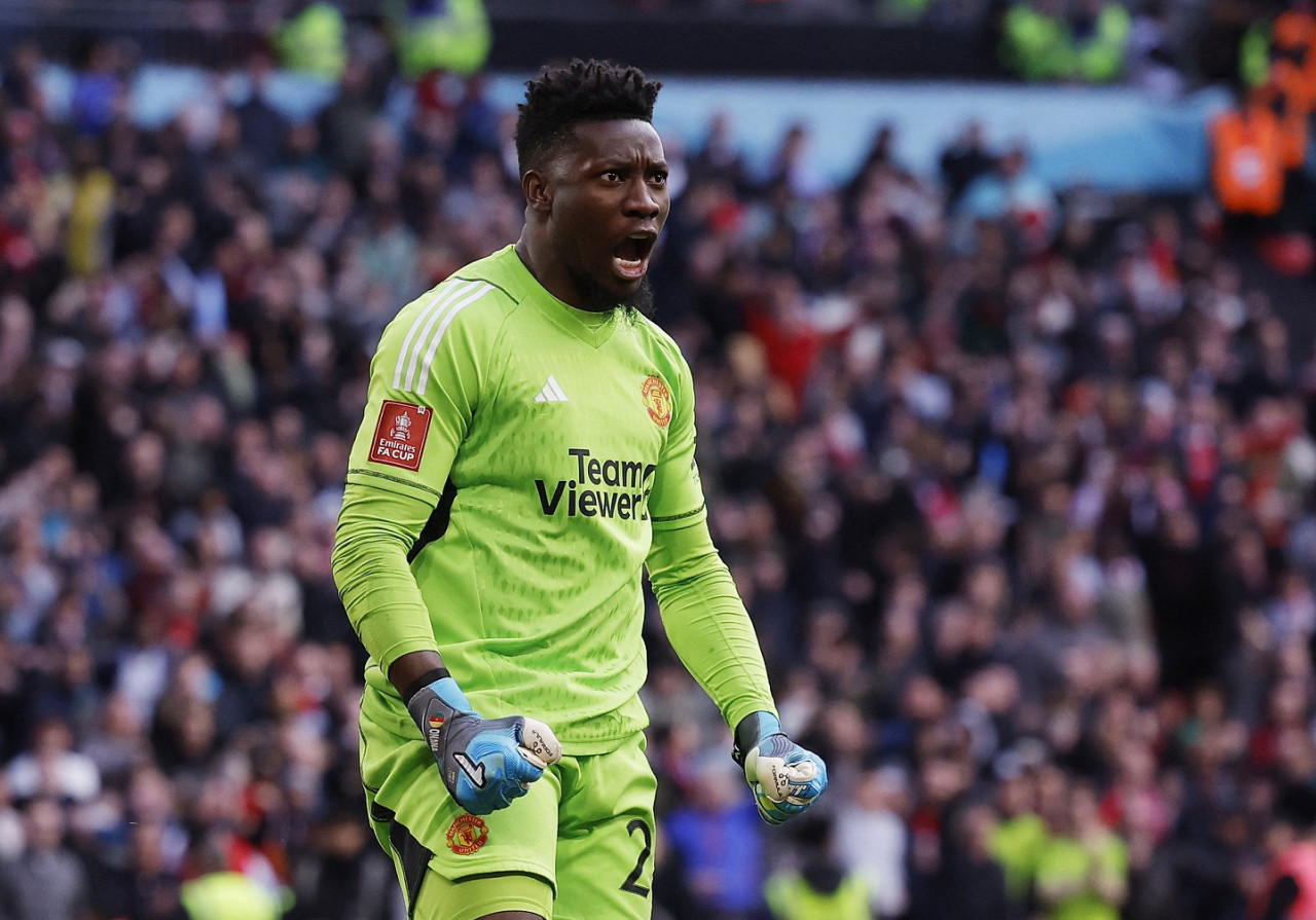 André Onana, Manchester United vs Coventry City, FA Cup. Foto: Reuters