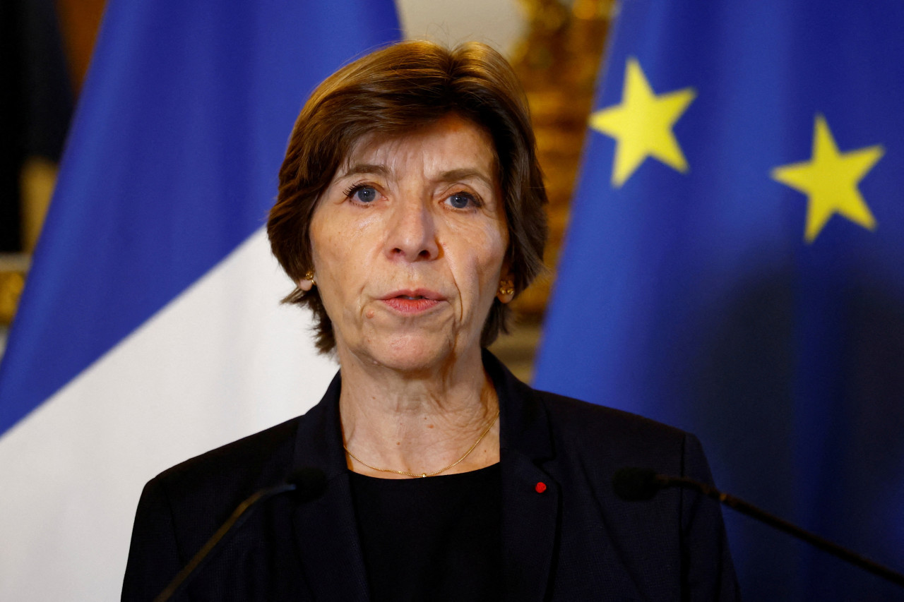 Catherine Colonne, exministra de Exteriores de Francia. Foto: Reuters.