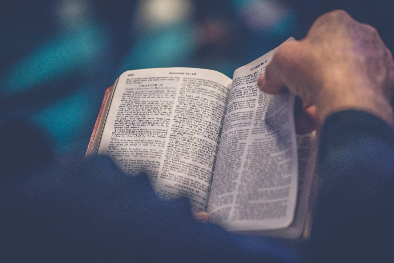 Libro, biblia, escritura, lectura. Foto: Unsplash