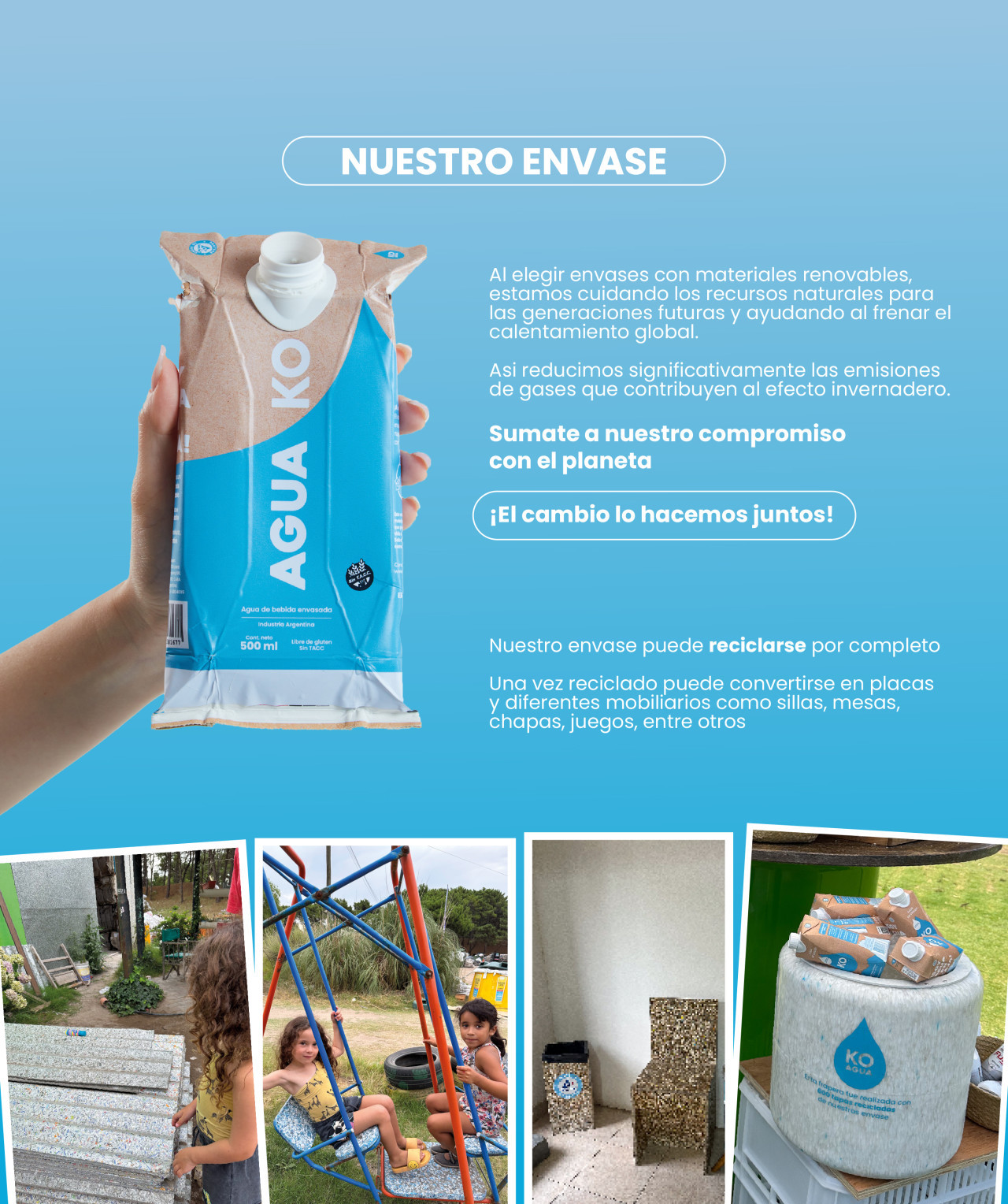 Infografía del envase de "Ko Agua". Foto: koagua.com.