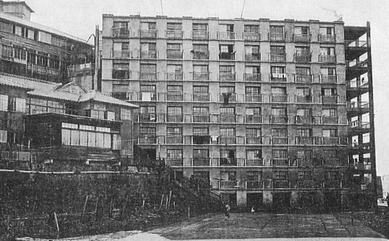 Hashima era una isla donde habitaba una comunidad minera y pescadores. Foto: Wikipedia.