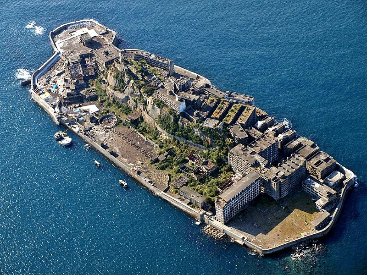 Isla Hashima, Japón. Foto: Wikipedia/ Flickr.