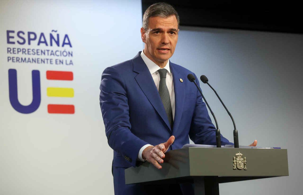 Pedro Sánchez, España. Foto: EFE