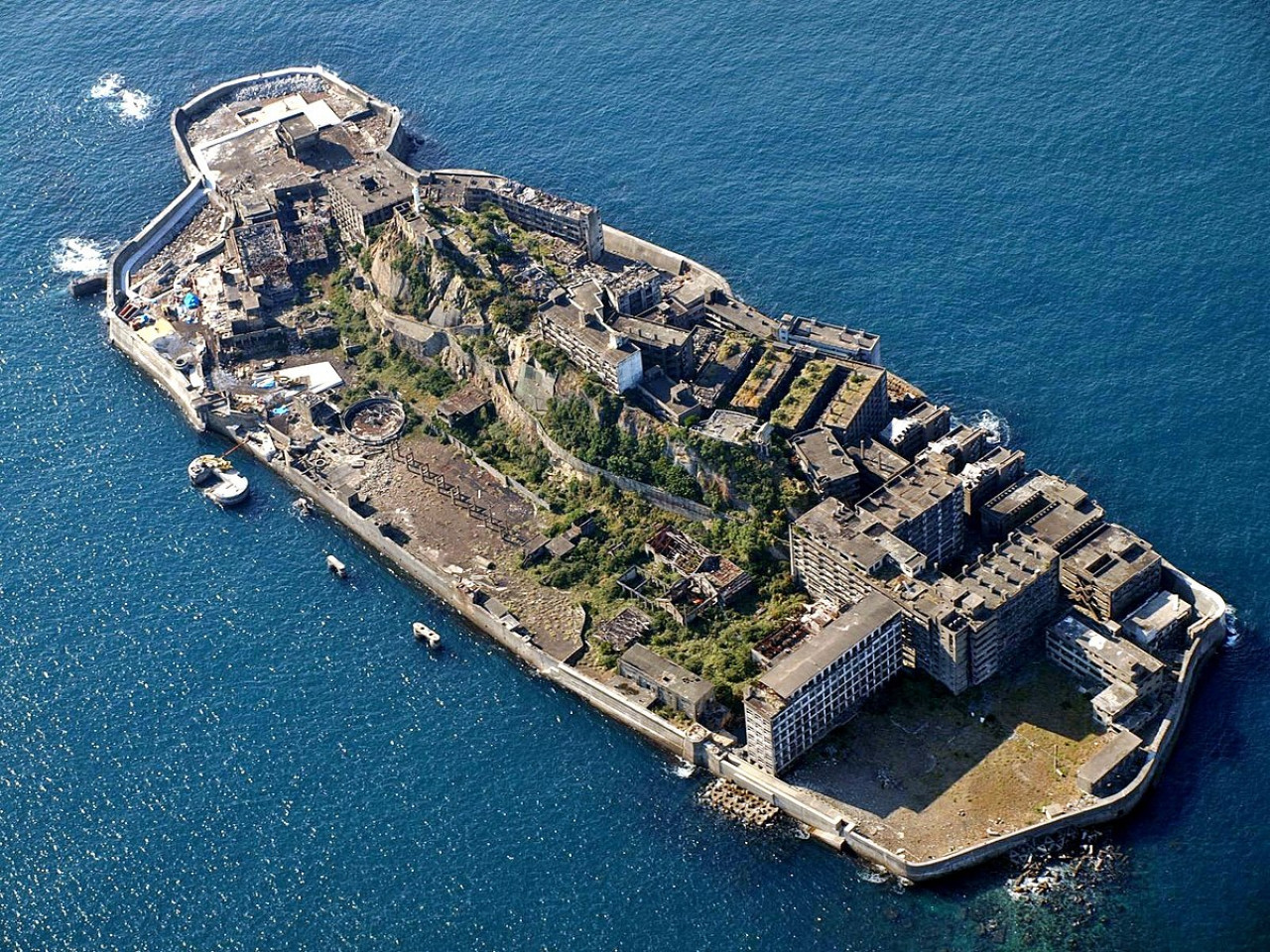 Hashima, Japón. Foto: Wikipedia