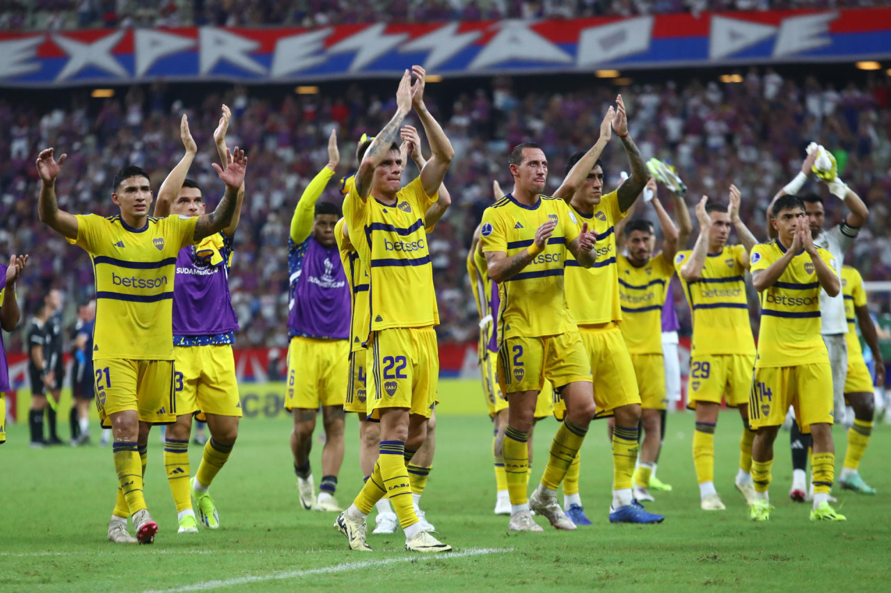 Boca vs Fortaleza, Copa Sudamericana. Foto: EFE