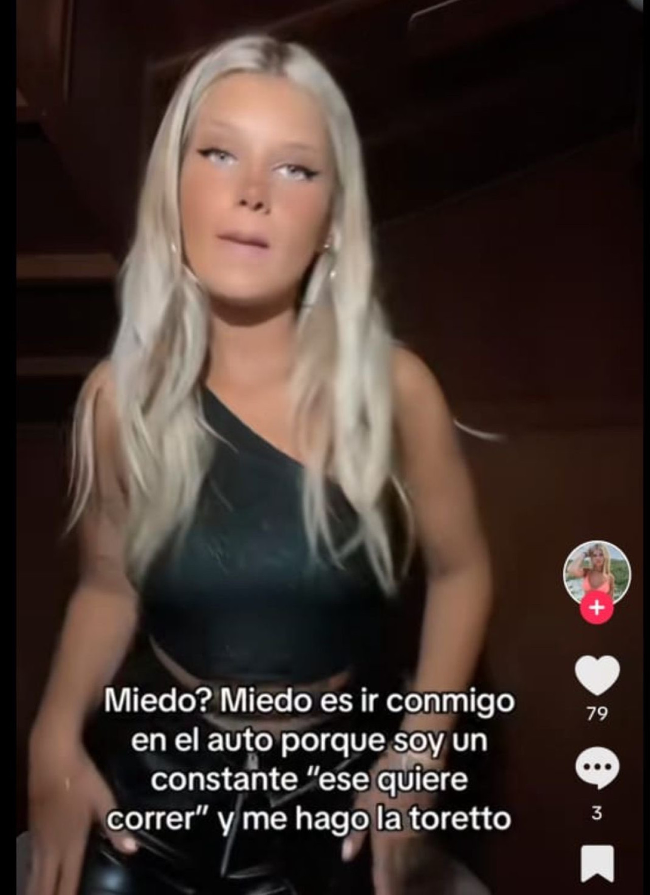 "La Toretto": así se definía Felicitas Alvite en sus redes sociales. Foto: TikTok.