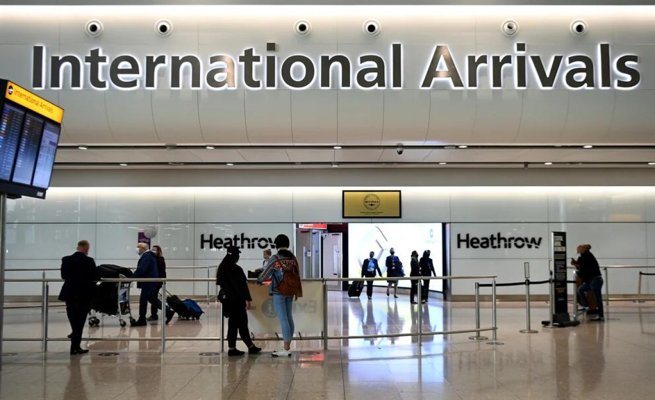 Aeropuerto internacional de Londres. Foto: EFE