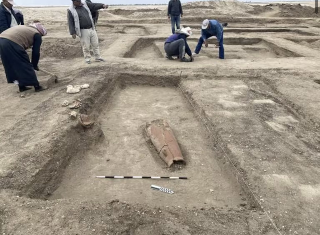 Descubrieron un palacio faraónico que perteneció a un importante rey del antiguo Egipto. Foto Ministerio de Turismo y Antigüedades de Egipto.