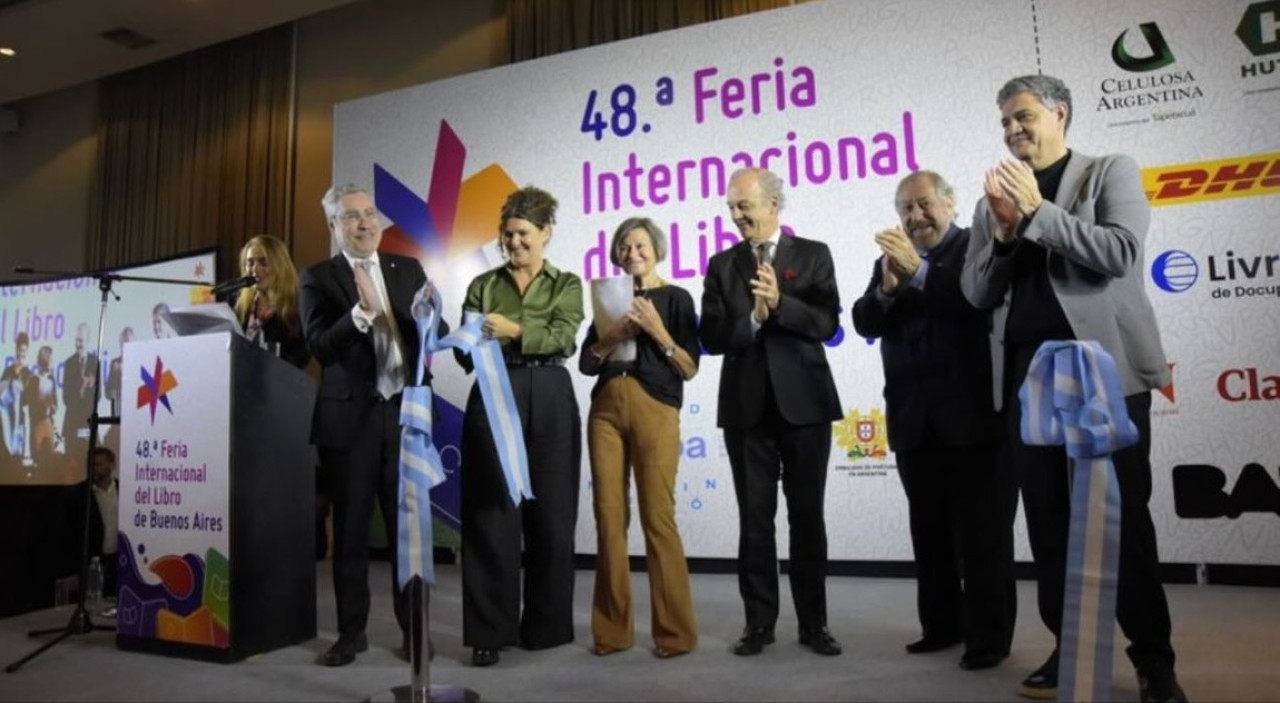 Jorge Macri en la Feria del Libro. Foto: Instagram @jorgemacri