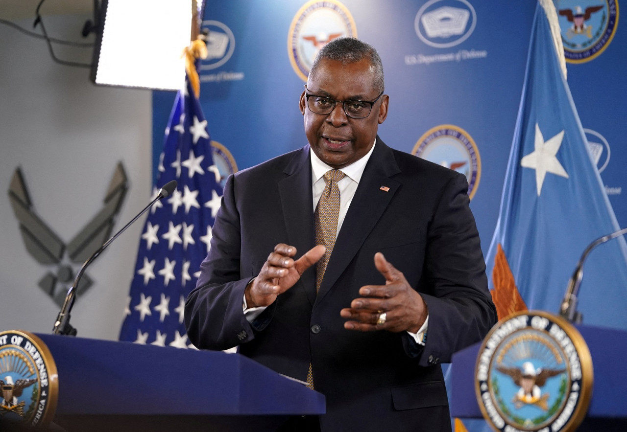 Lloyd Austin, secretario de Defensa de EEUU. Foto: Reuters