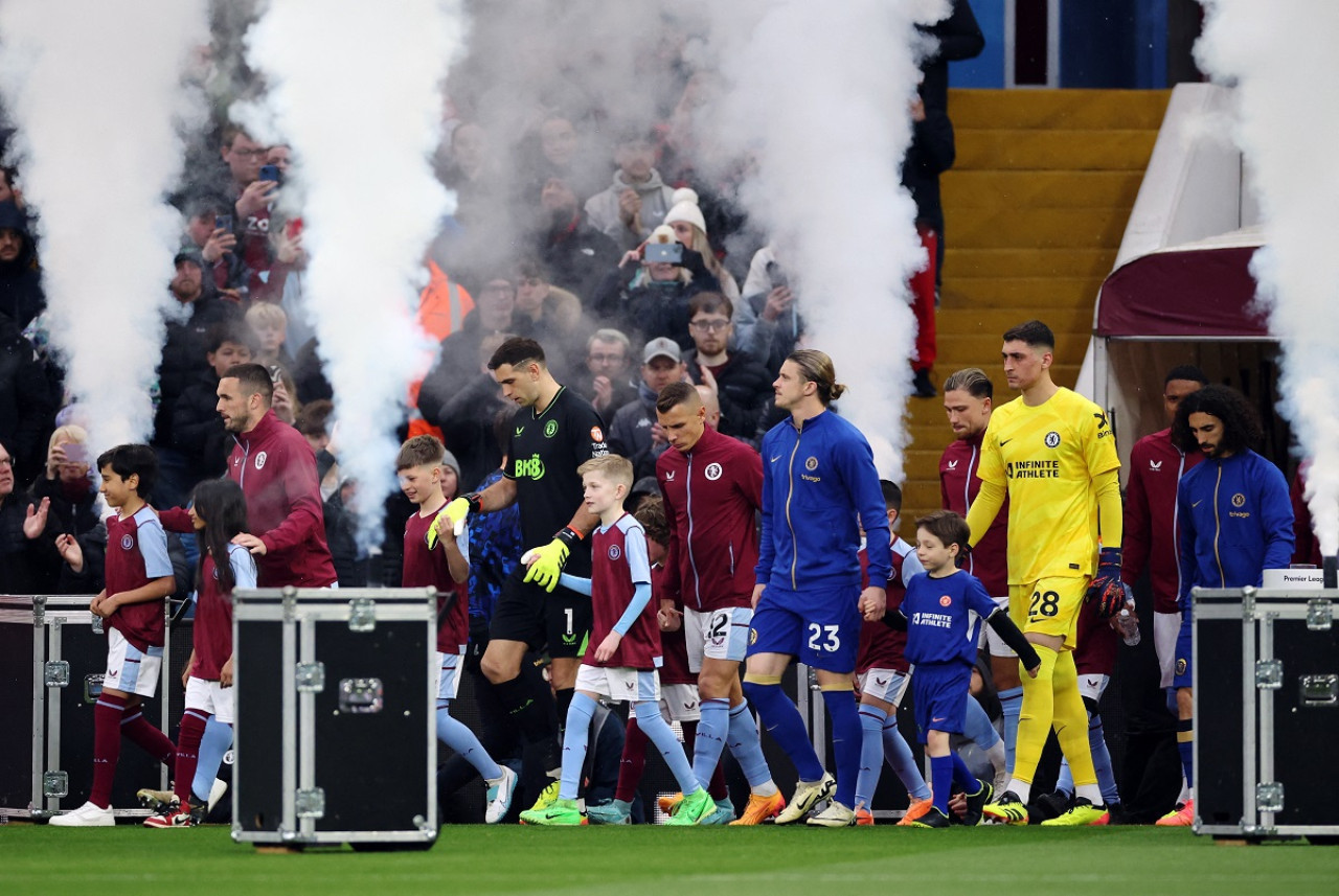 Dibu Martínez; Aston Villa vs. Chelsea. Foto: Reuters.