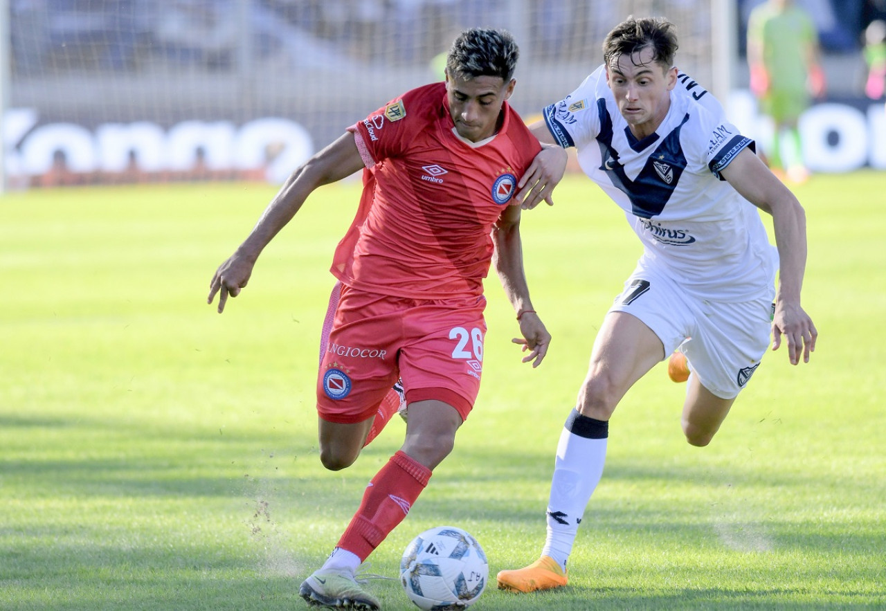 Argentinos Juniors vs. Vélez Sarsfield; Copa de la Liga. Foto: NA.