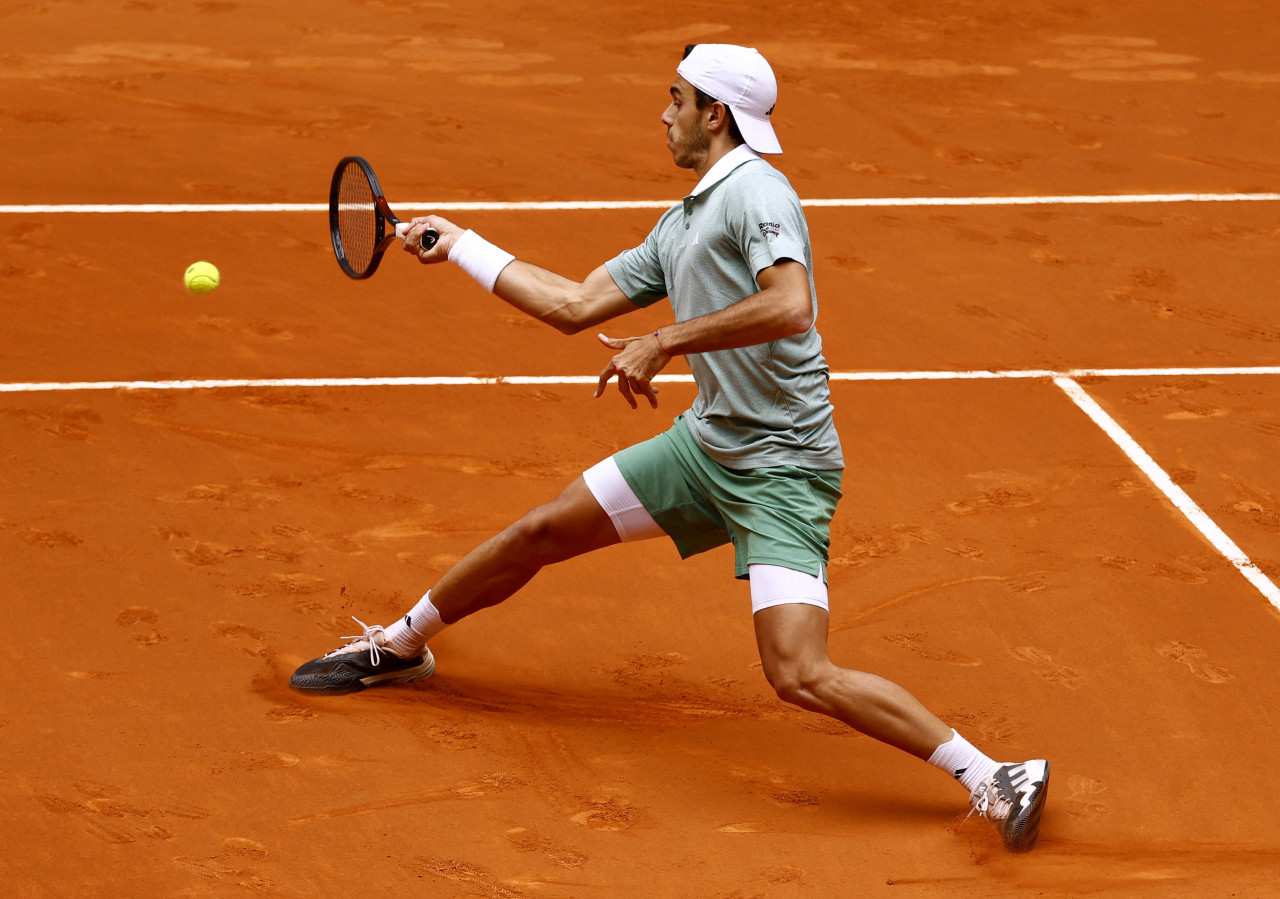 Francisco Cerúndolo en el Masters 1000 de Madrid. Foto: REUTERS.