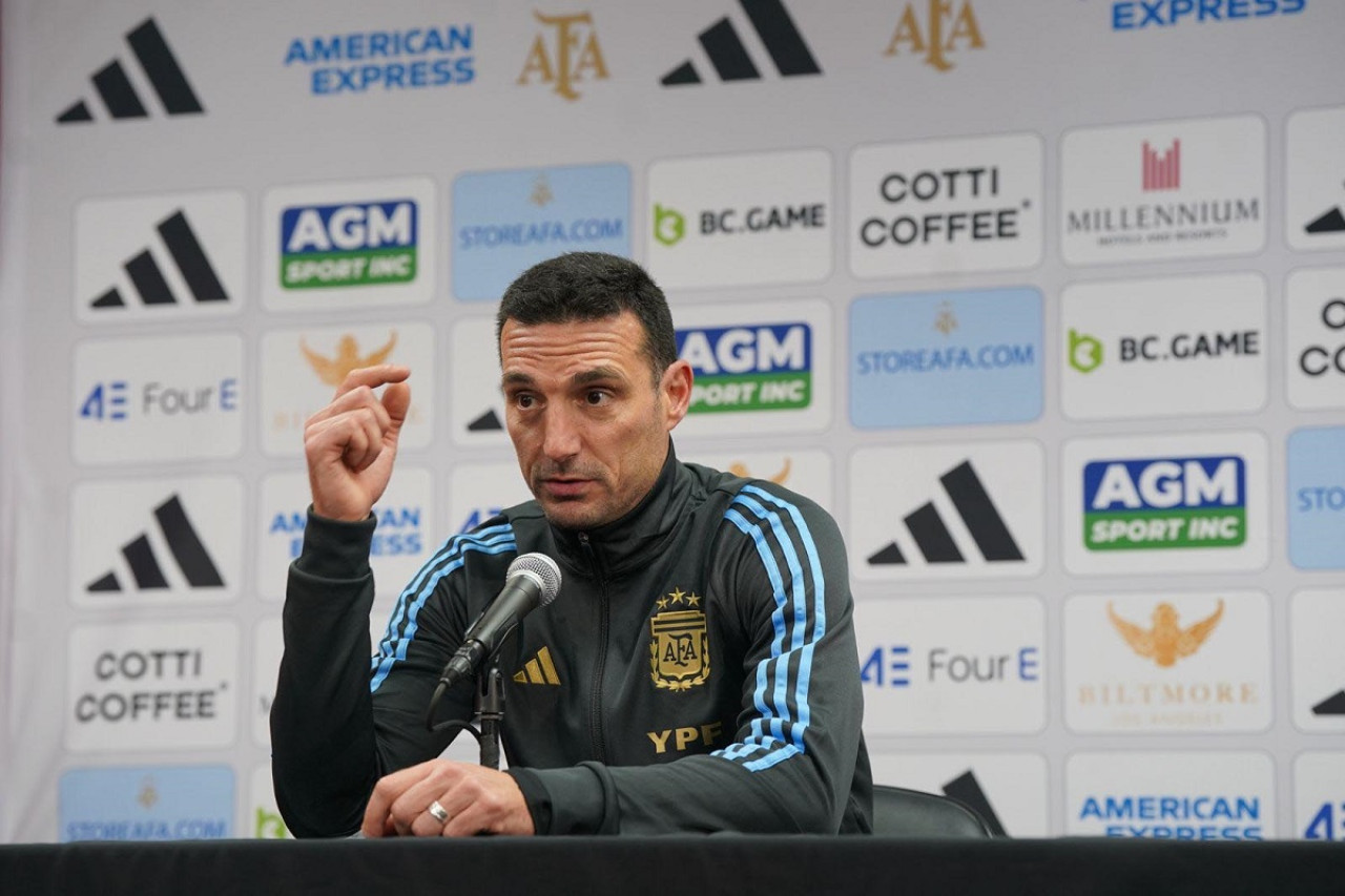 Lionel Scaloni; Selección Argentina. Foto: NA.