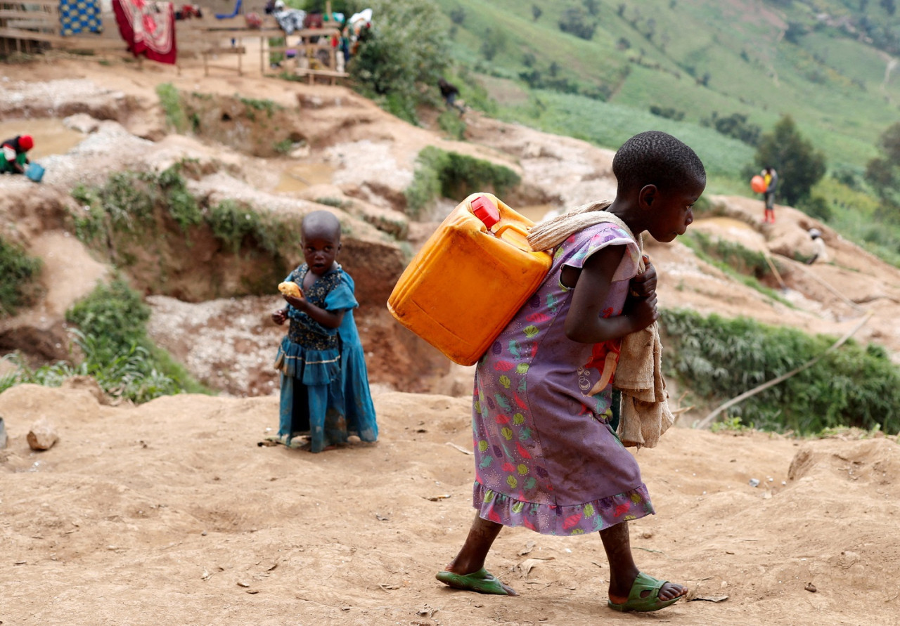 Mina de coltán en el Congo. Foto: Reuters