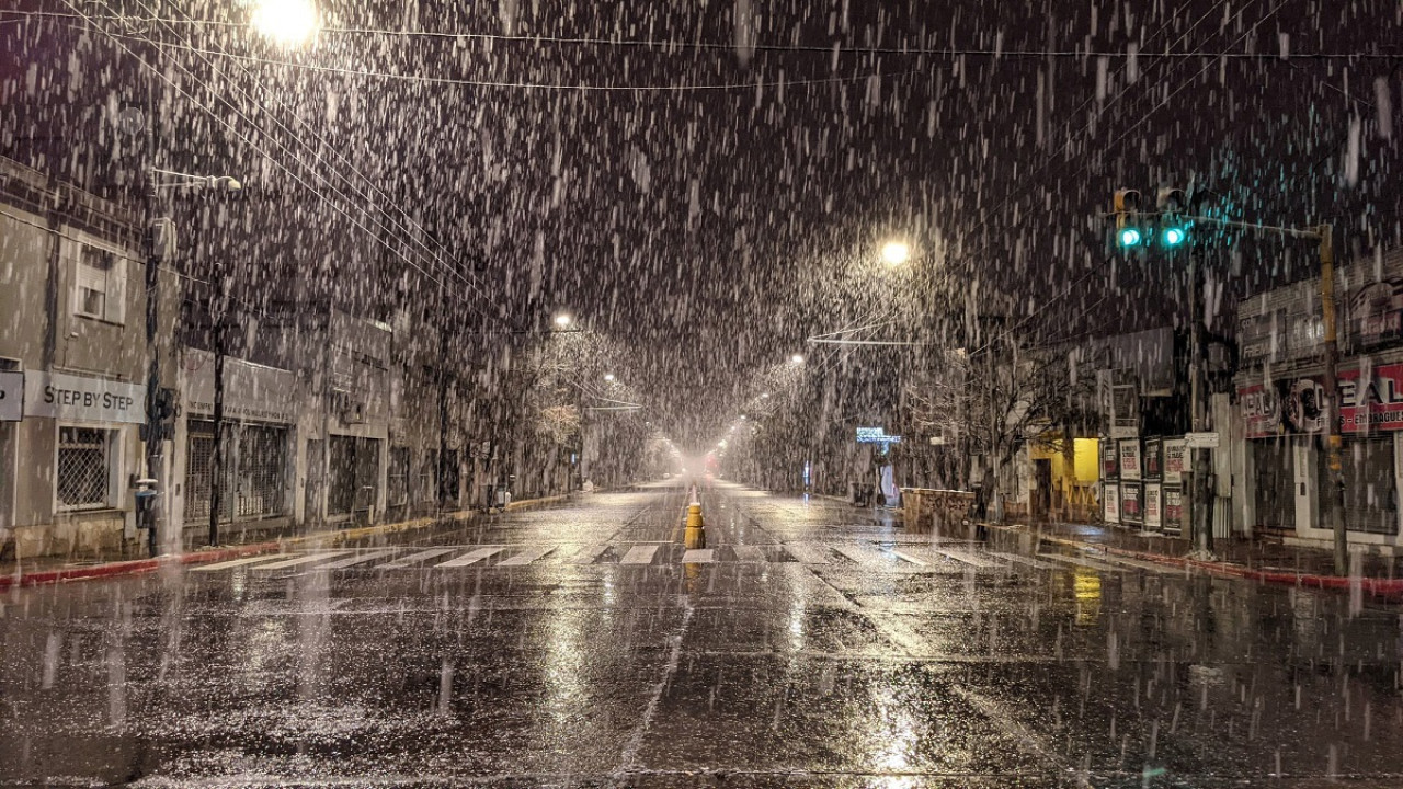 Nieve; Nevada; Argentina. Foto: NA.