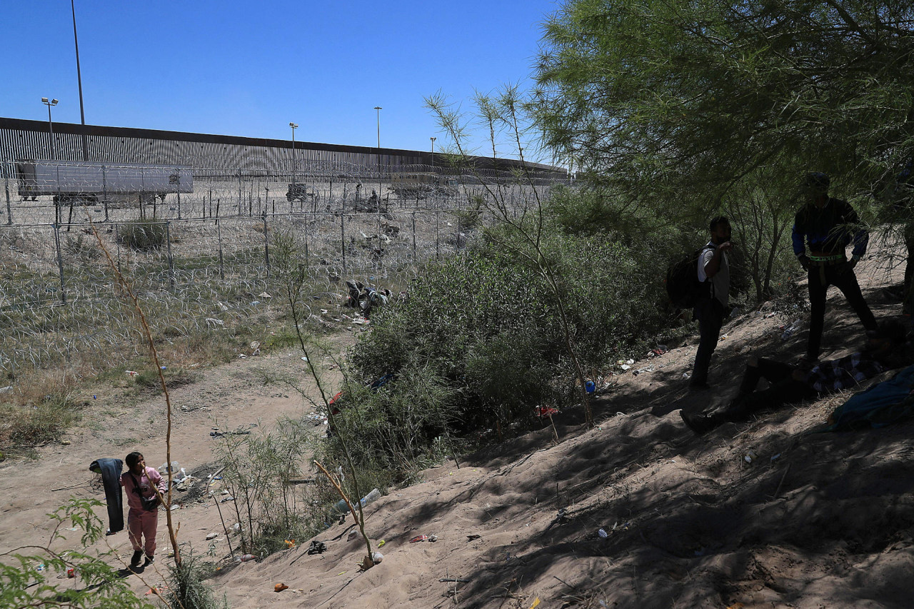 Frontera México-Estados Unidos; migrantes. Foto: EFE