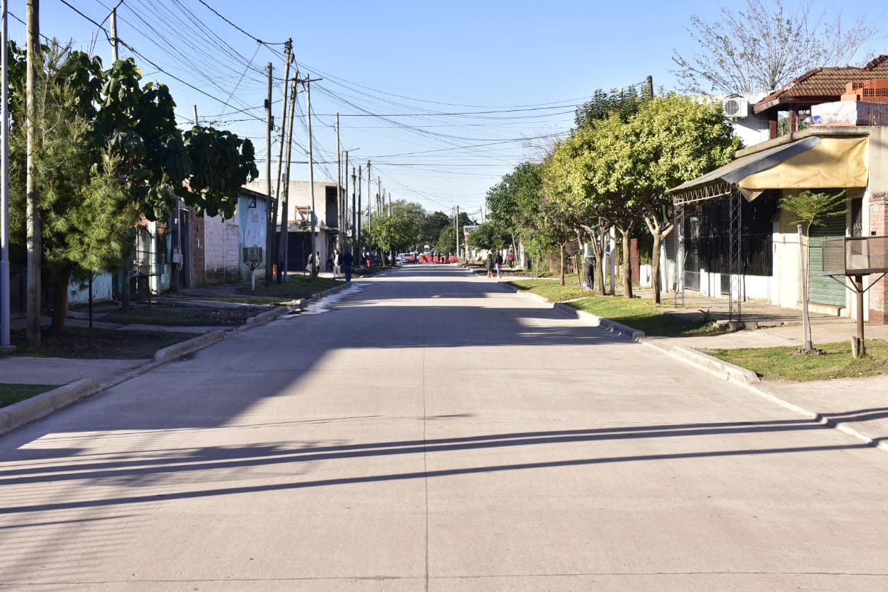 Leo Nardini inauguró una nueva obra en Grand Bourg. Foto: Prensa.