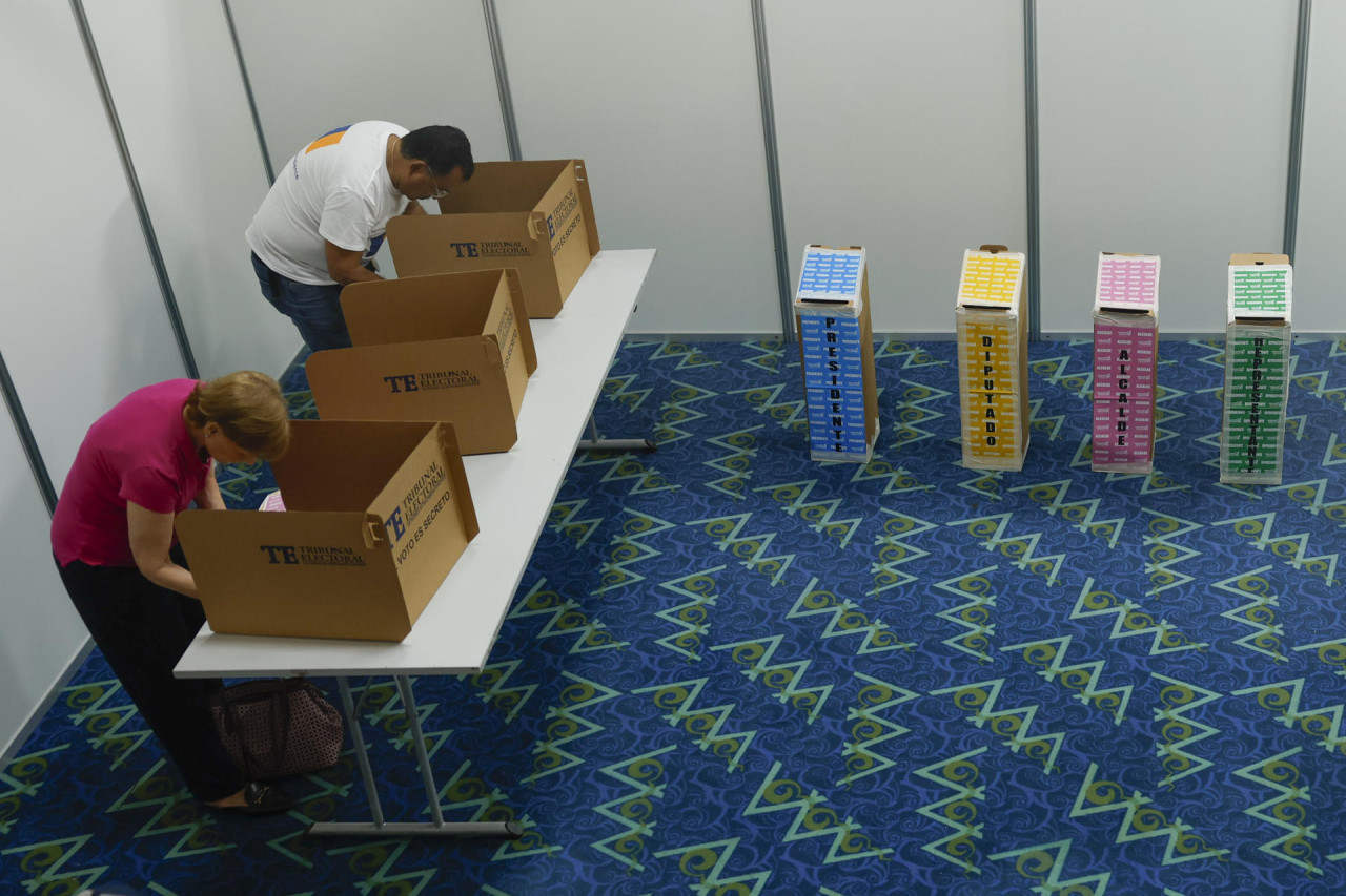 Elecciones en Panamá. Foto: EFE.