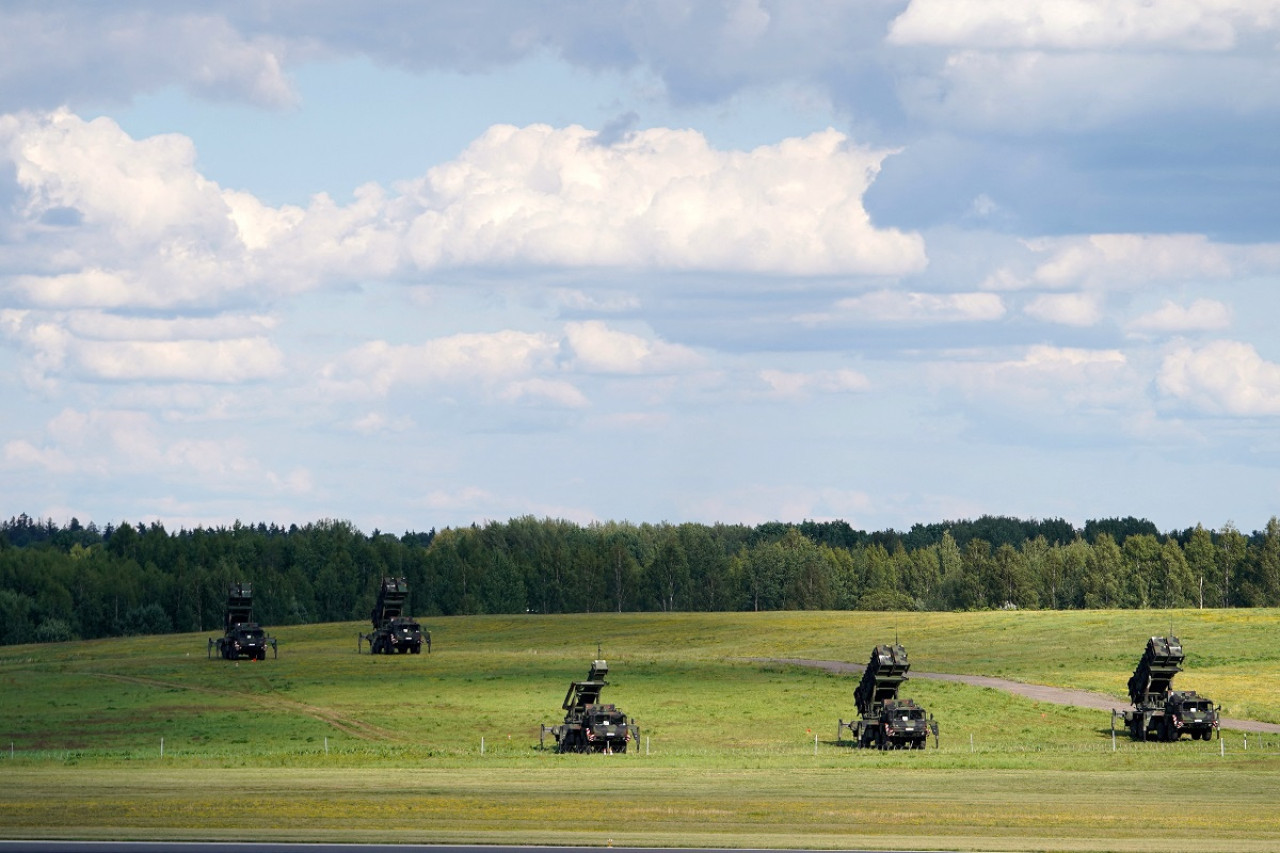 Defensa aéreos Patriot en el aeropuerto de Vilna, Lituania. Foto: Reuters.