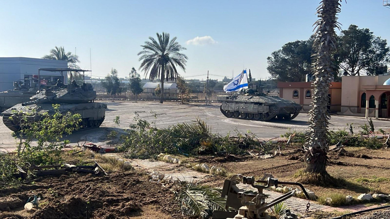 Tropas israelíes en Rafah, Gaza. Foto: EFE.
