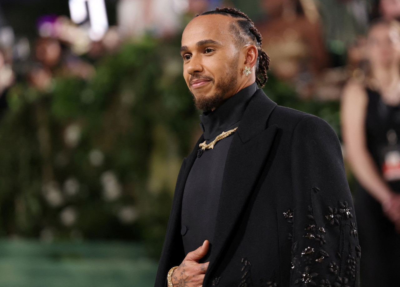 Lewis Hamilton Met Gala. Foto: Reuters.