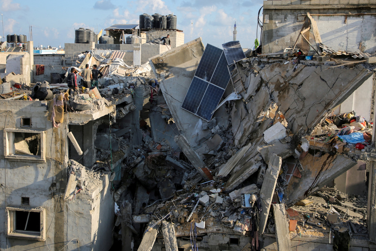 Destrucción en Rafah, Gaza. Foto: Reuters.