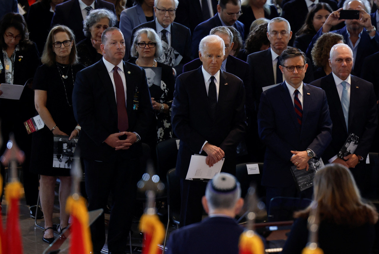 Joe Biden en el Capitolio. Foto: REUTERS.