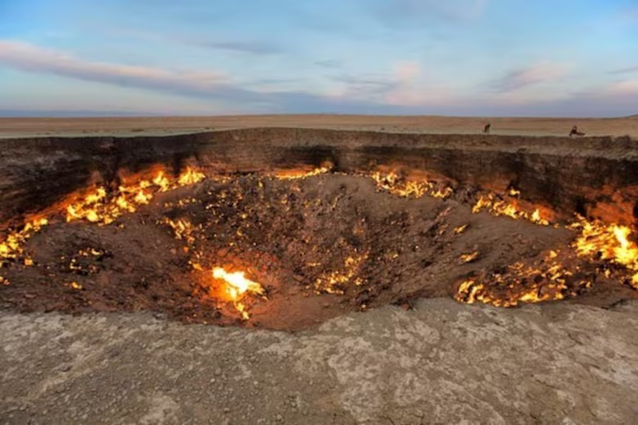"Las puertas del infierno", en Turkmenistán. Foto: Instagram/ @george_korounis